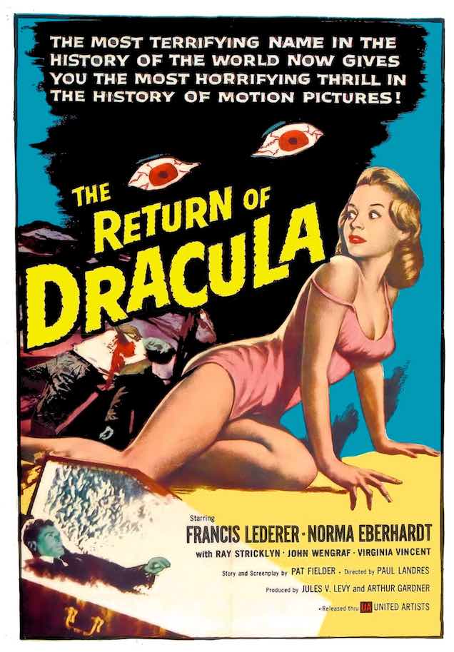 Return of Dracula film poster