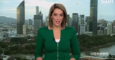 Newsreader shamed for penis-shaped jacket neckline
