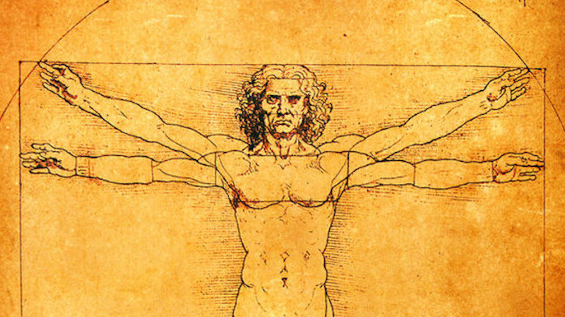 Da Vinci’s Vitruvian Man – the ‘ideal man’ is free of shame