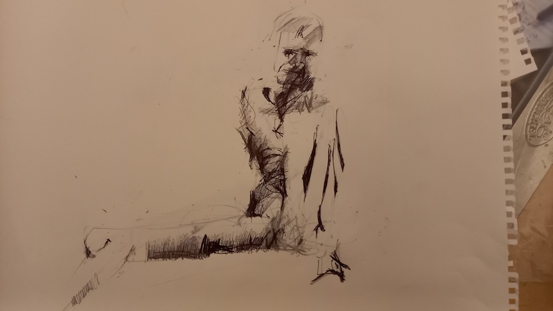 Life drawing - seeing the body in another light