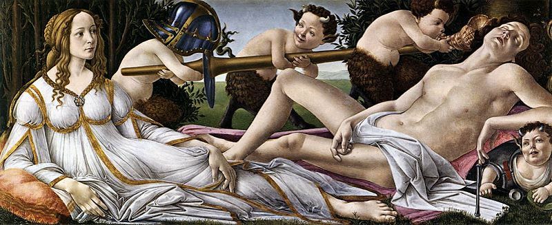 Venus and Mars by Botticelli