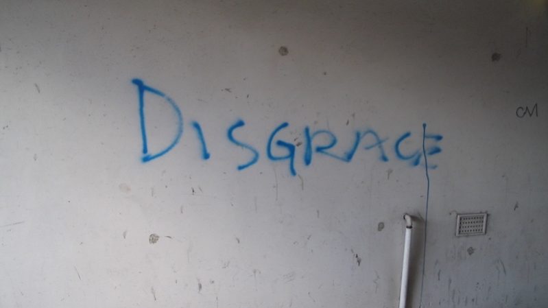 Disgrace – the deepest form of shame